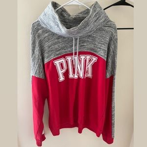 PINK Cowl Neck Pullover